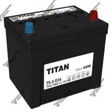 Titan AGM 6СТ-75 (о.п) (85D26L)