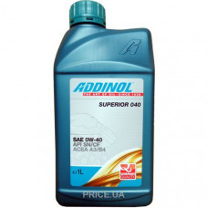Моторное масло Addinol Superior 040 0W-40 1л