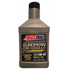 Моторное синтетическое масло Amsoil European Car Formula Full-SAPS Synthetic Motor Oil 5W-40