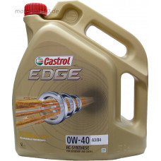 Моторное масло Castrol EDGE 0W-40 5л