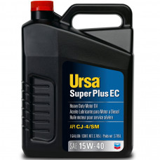 Моторное полусинтетическое масло Chevron Ursa Super Plus EC 15W-40