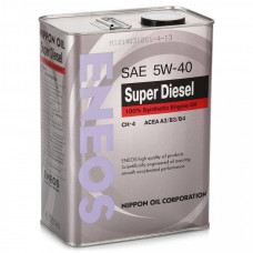 Моторное масло Eneos Super Diesel Synthetic 5W-40 4л