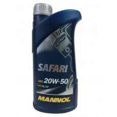 Моторное минеральное масло Mannol SAFARI 20W-50