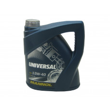 Минеральное масло Mannol UNIVERSAL 15W-40 4л