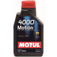 Моторное минеральное масло Motul 4000 MOTION 15W-40