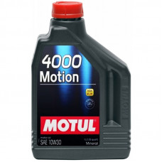 Моторное минеральное масло Motul 4000 MOTION 10W-30
