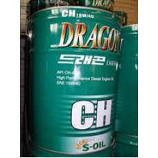Моторное полусинтетическое масло S-Oil DIESEL CH-4 15W-40