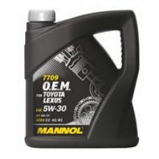 Моторное синтетическое масло Mannol 7709 O.E.M. for Toyota Lexus 5W-30
