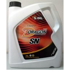 Моторное полусинтетическое масло S-Oil SN 5W-20