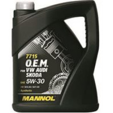 Моторное масло Mannol 7715 O.E.M. for VW Audi Skoda 5W-30 5л