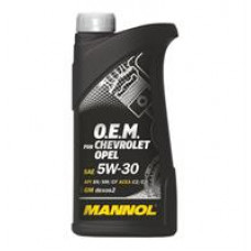 Моторное синтетическое масло Mannol 7701 O.E.M. for Chevrolet Opel 5W-30