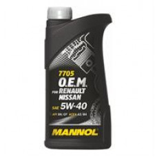 Моторное масло Mannol 7705 O.E.M. for Renault Nissan 5W-40 1л