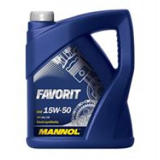 Моторное полусинтетическое масло Mannol FAVORIT 15W-50