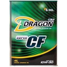 Моторное полусинтетическое масло S-Oil Dragon Super Diesel CF 10W-30