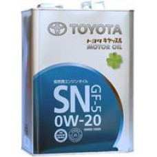 Моторное масло Toyota SN 0W-20 4л