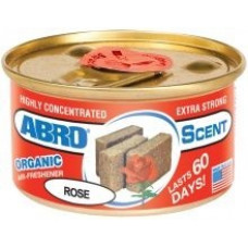 Освежитель Abro Освежитель воздуха в контейнере 'Органик' (роза)