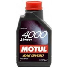 Моторное минеральное масло Motul 4000 MOTION 15W-50