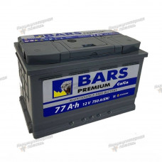 Аккумулятор автомобильный BARS Premium 6СТ-77 (прям.)