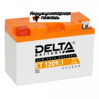 Аккумулятор DELTA СТ-1209.1 (YB9B-BS)