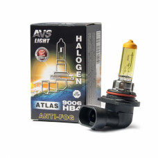 Галогенная лампа AVS ATLAS ANTI-FOG BOX желтый HB4/9006.12V.55W (1шт.)