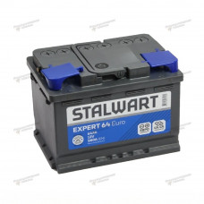 Автомобильный аккумулятор STALWART Expert 6СТ-64 (прям.)