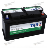 Автомобильный аккумулятор TAB AGM Stop&Go 6СТ-105 (прям.)