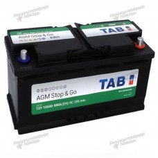 Автомобильный аккумулятор TAB AGM Stop&Go 6СТ-105 (обр.)