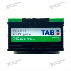 Автомобильный аккумулятор TAB AGM Stop&Go 6СТ-95 (прям.)