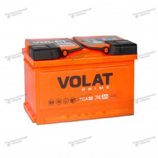 Автомобильный аккумулятор VOLAT Prime 6СТ- 74 низкий (прям.)