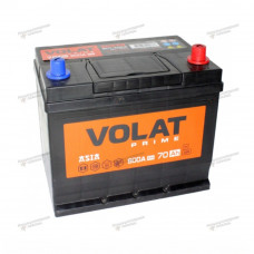 Автомобильный аккумулятор VOLAT Prime ASIA 6СТ- 70 (прям.) (80D26R) ниж. креп.