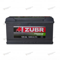 Автомобильный аккумулятор ZUBR Premium 105 (обр.)