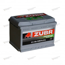 Автомобильный аккумулятор ZUBR Premium 63 (обр.)
