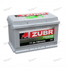 Автомобильный аккумулятор ZUBR Premium 77 (прям.)