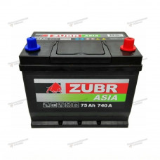 Автомобильный аккумулятор ZUBR Premium Asia 75 (прям.)