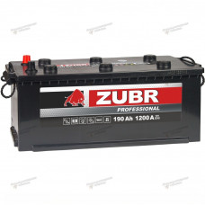 Автомобильный аккумулятор ZUBR Professional 190 (прям.)