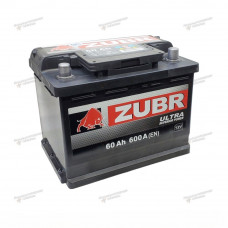 Автомобильный аккумулятор ZUBR Ultra 60 А.ч. (прям.)